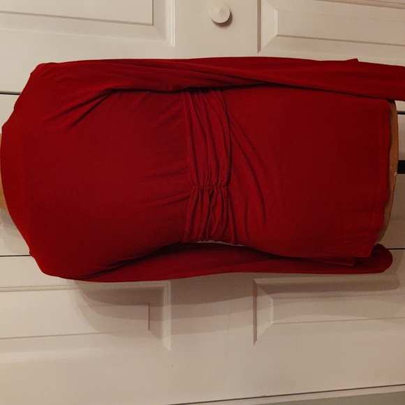 Ann Taylor Loft red top - Picture 3 of 8